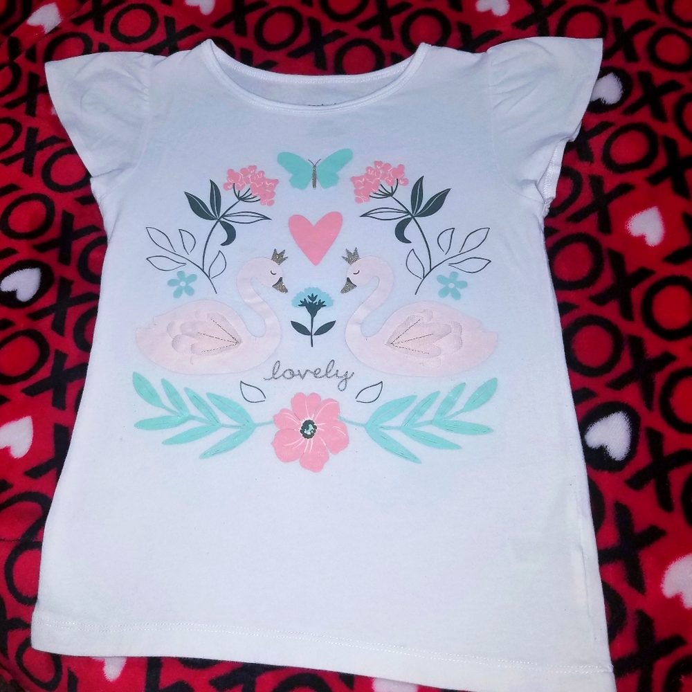 Carter's Kids Lovely Swan Shirt